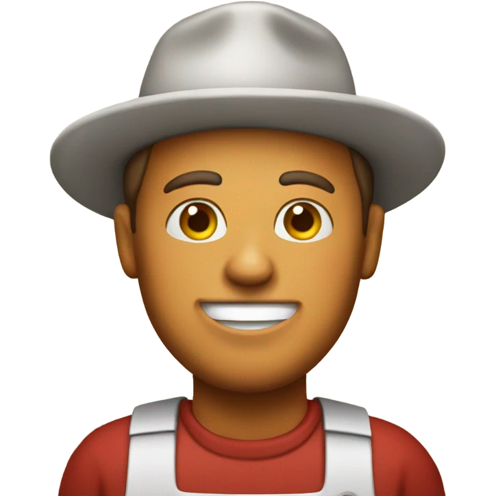 A burger man emoji