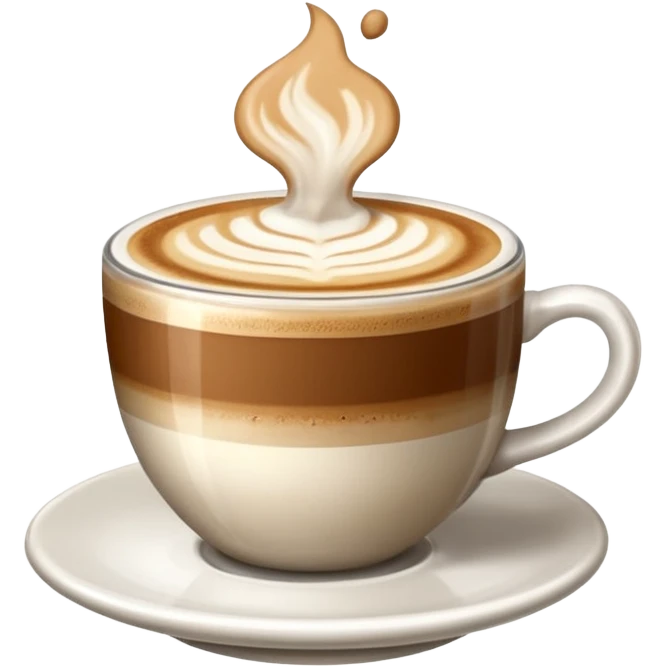 Genera un emoji di una  tazzina di cappuccino senza emoticon emoji