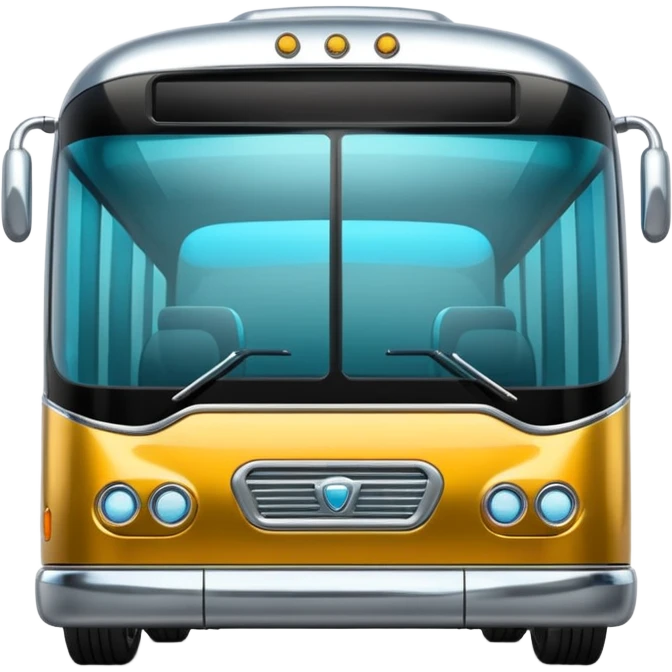 futuristic bus emoji