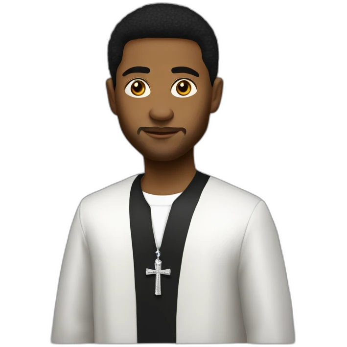 Make a black Youngblood priest emoji according to the theme of the young rich drug dealer guy from the movie superfly emoji