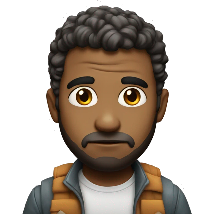 little house photorealistic serious emoji