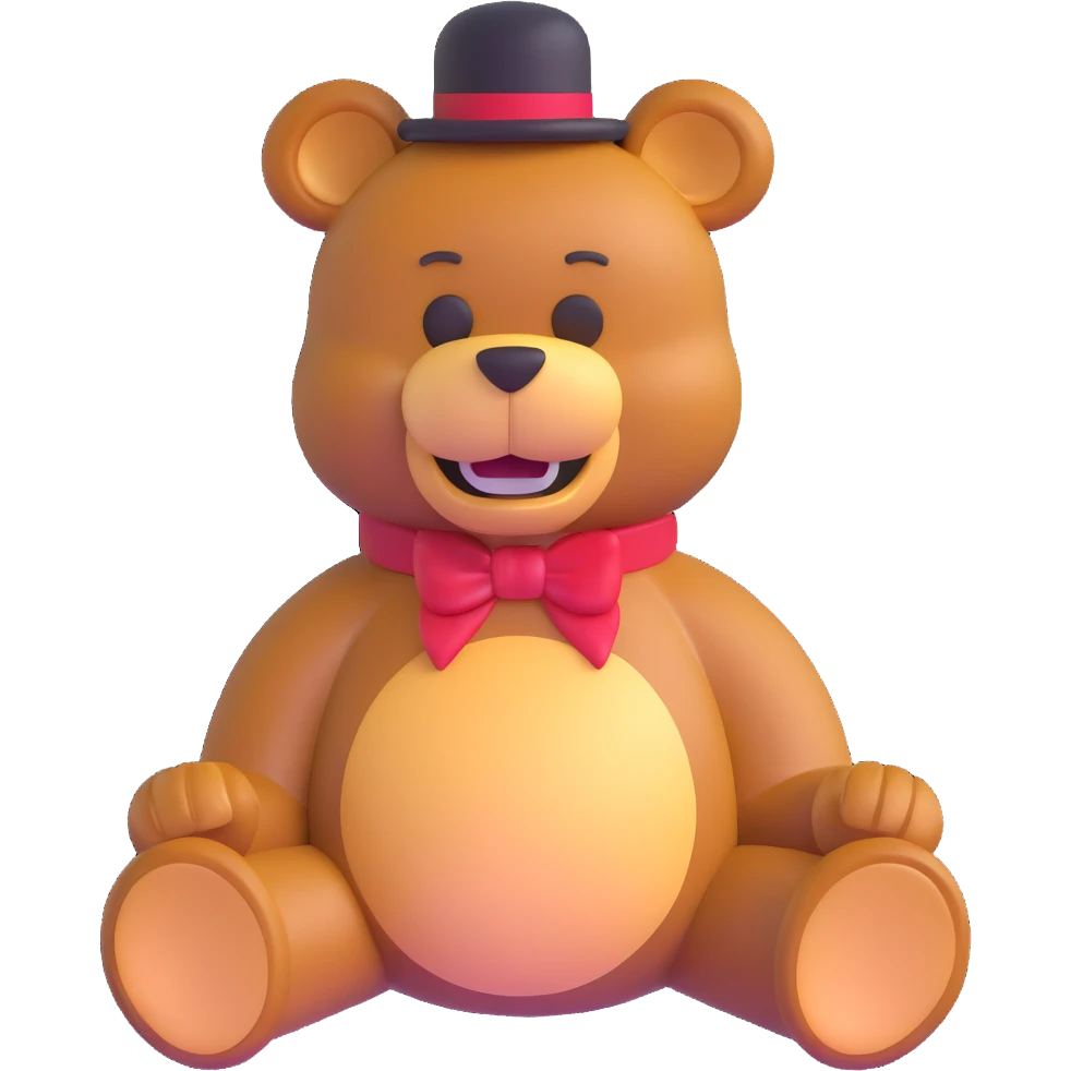 Freddy Fazbear bear emoji