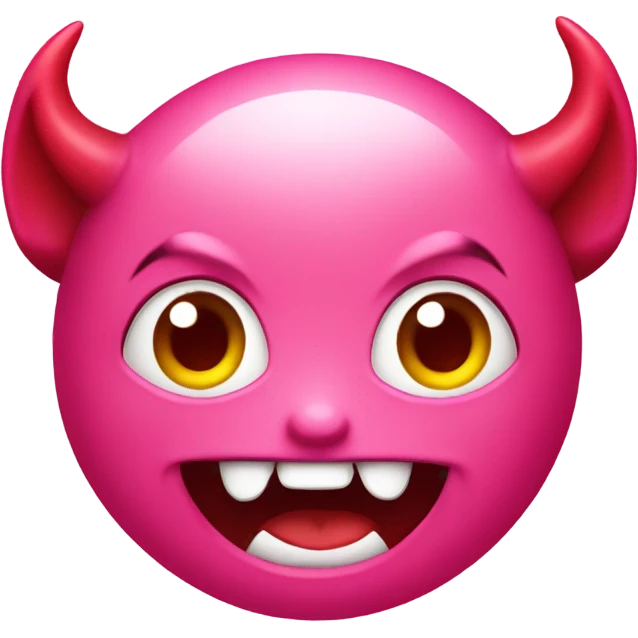 Pink cute Devil  emoji