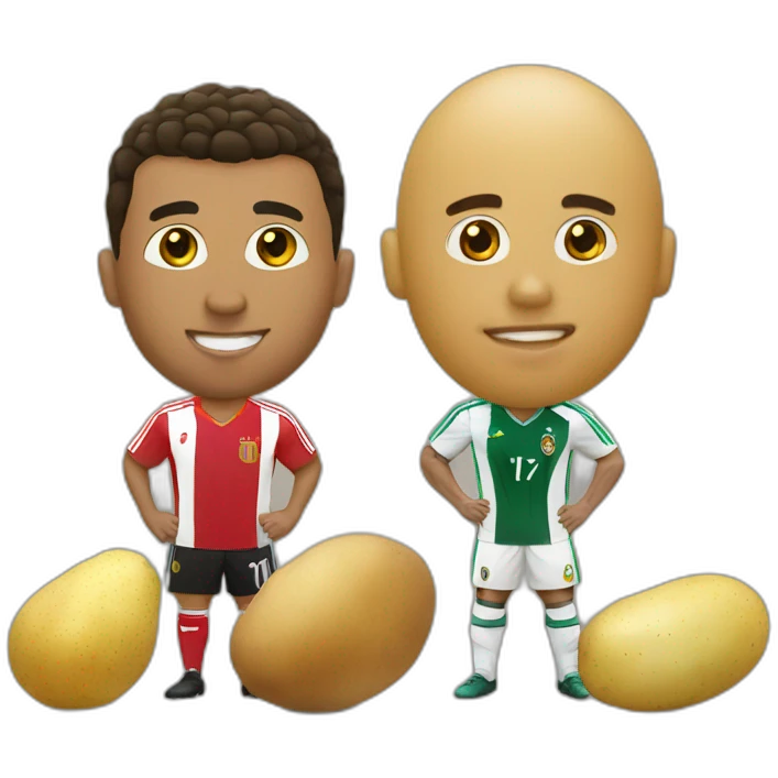 ronaldo and potato emoji