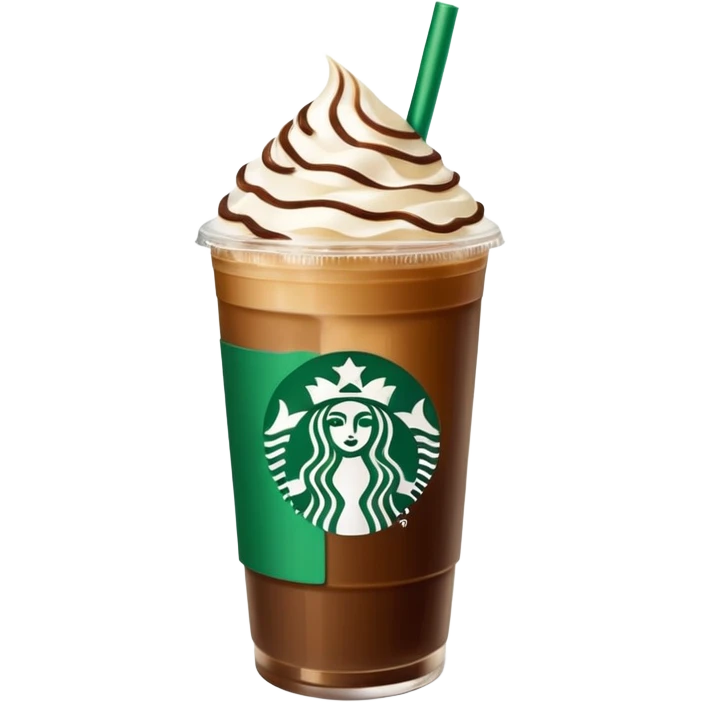 Starbucks iced coffee with Dubai chivalry bar with green filling and burn Khalifa  emoji