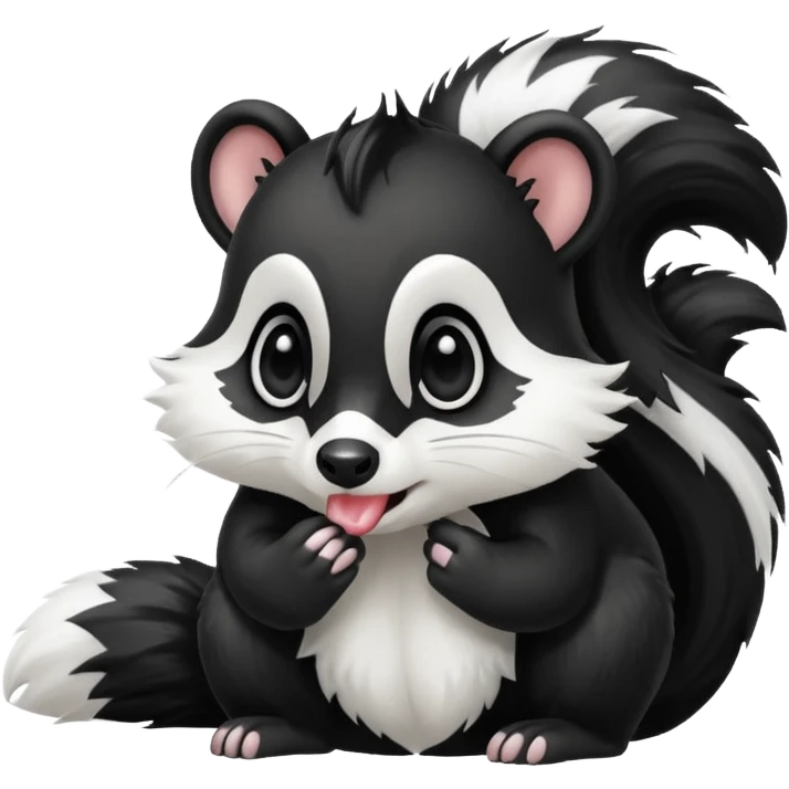 SKUNK HOLDING HIS NOSE emoji