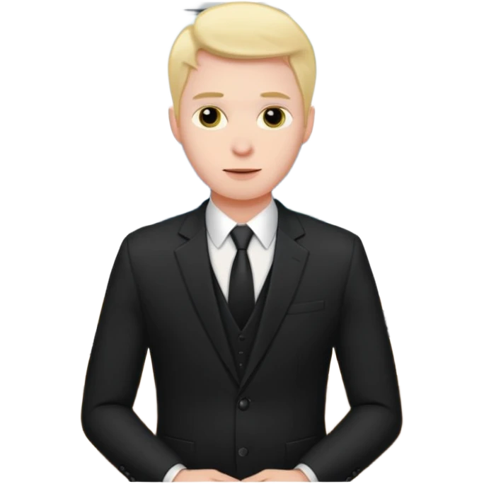 a white man, works in an office emoji