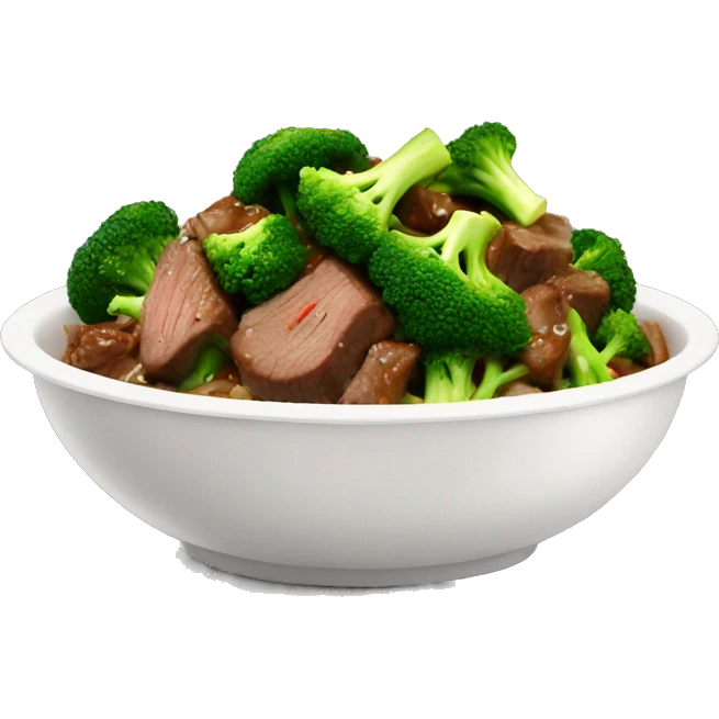 beef and broccoli stir fry emoji