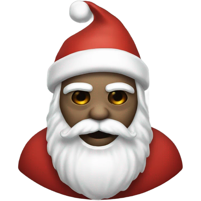 Santa with skull emoji