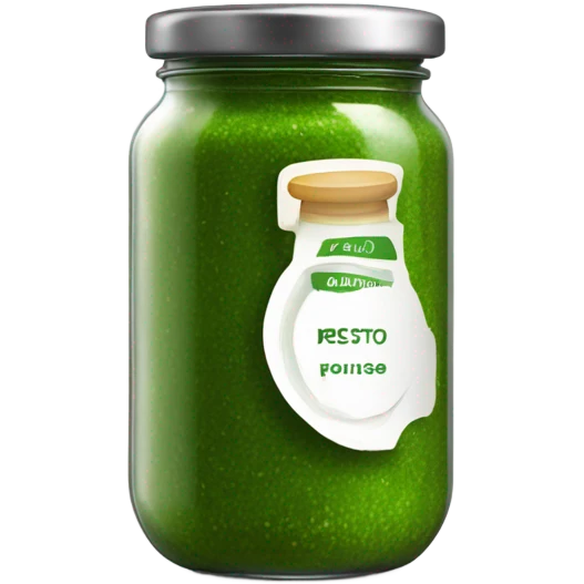 Jar of pesto sauce  emoji