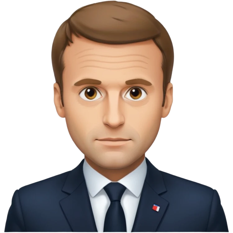 
The president macron emoji