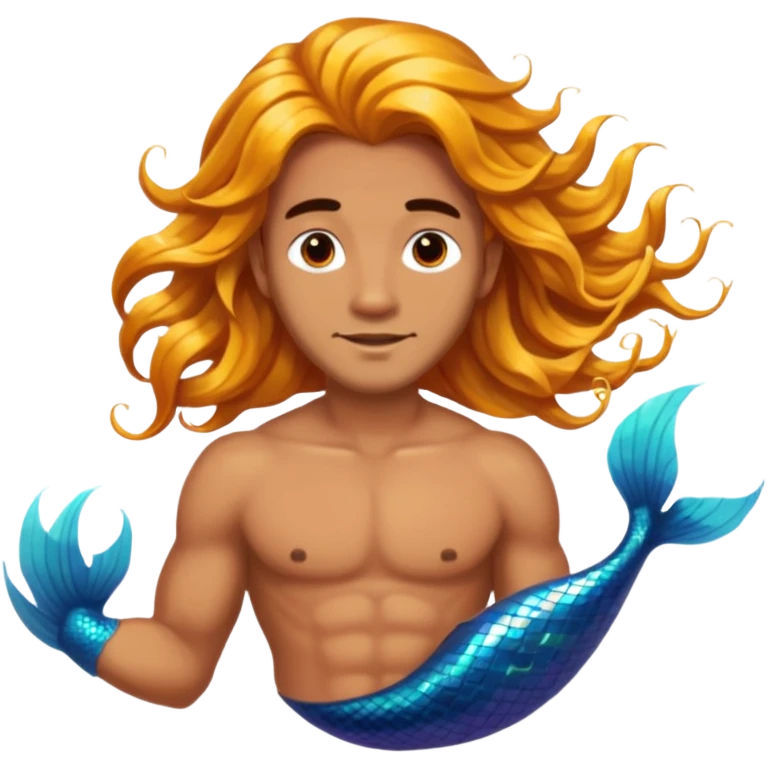 man  mermaid 
 emoji