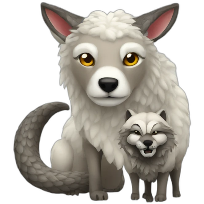 viper and wolf in sheeps clothing  emoji