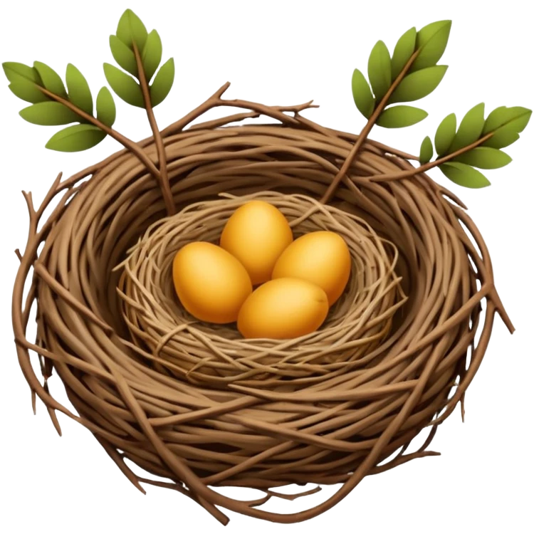 birdnest emoji