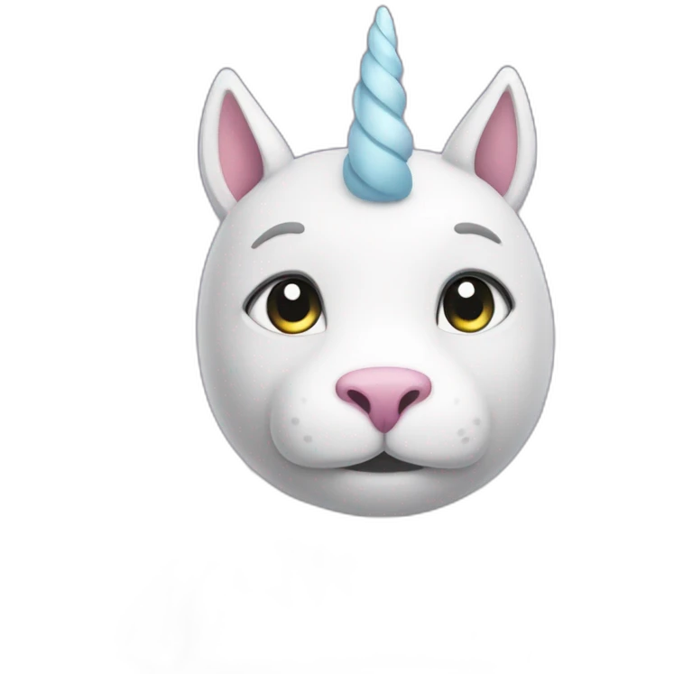 Chat licorne emoji