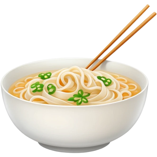 Rice noodles emoji