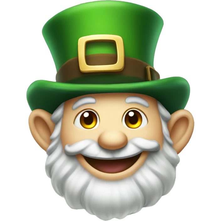 happy leprechaun  emoji
