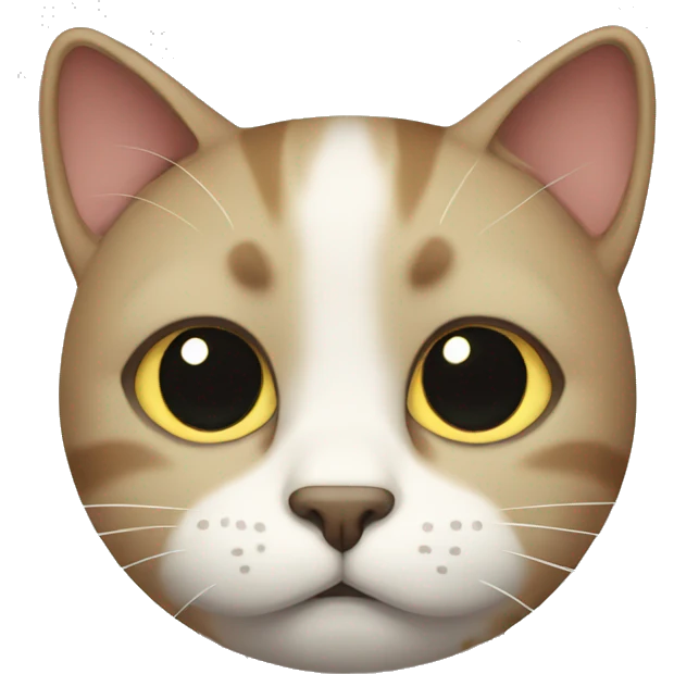 a sad cat  emoji