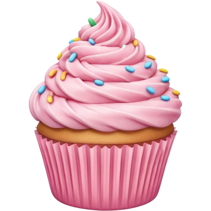 Pastel Pink Cupcake emoji