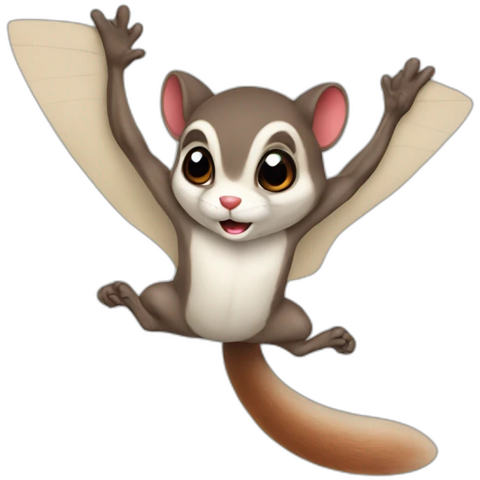 Flying squirrels emoji