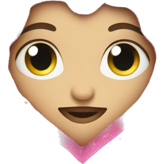 sparkly glittery shiny heart galaxy emoji