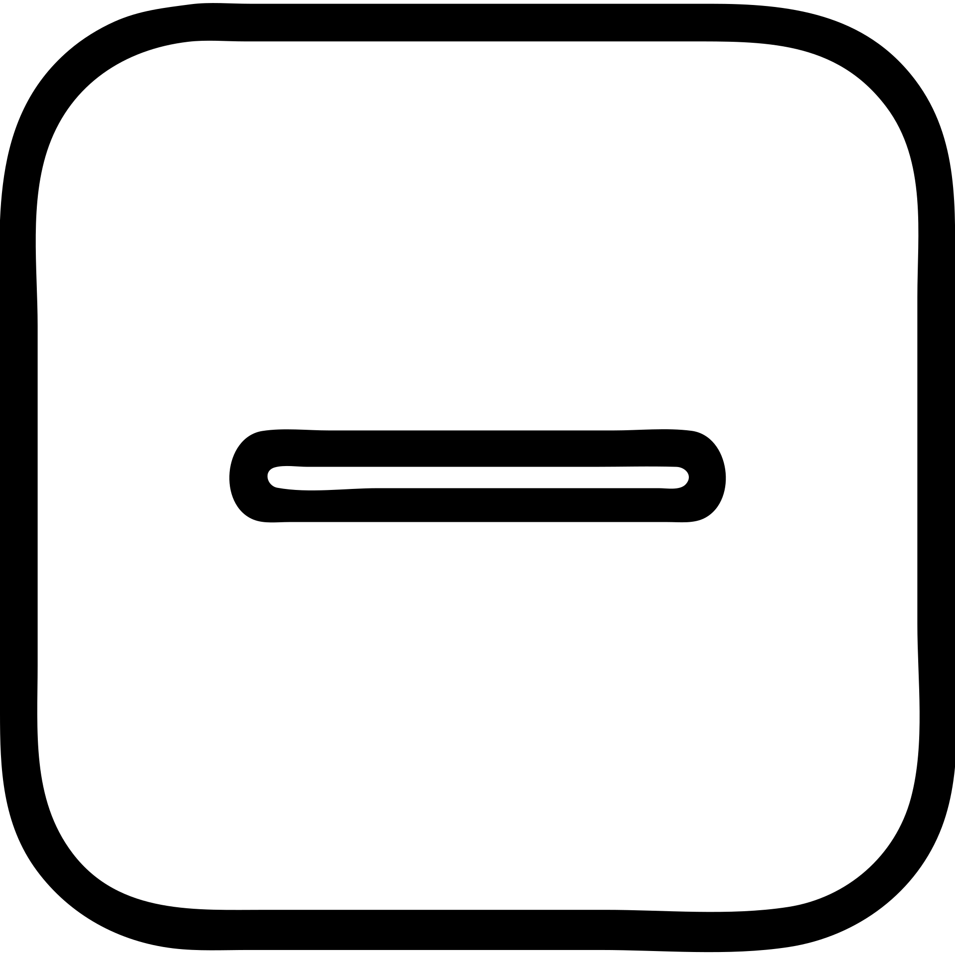 white minus sign, simple, centered icon emoji