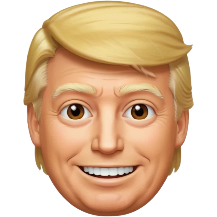 Trump saying 6 7 emoji