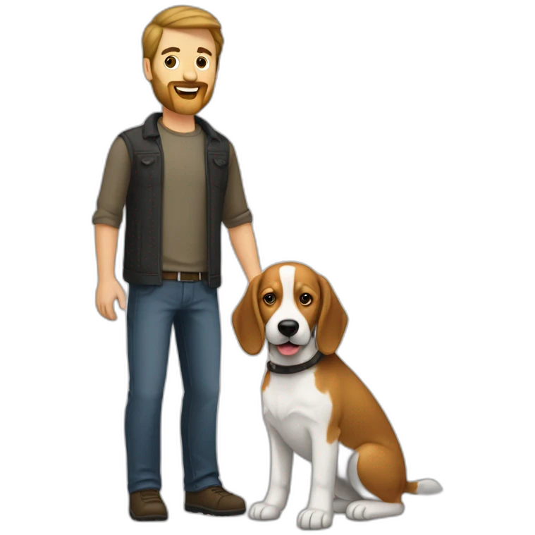 caucasian-developer-with-black-hair-and-beard-with-a-beagle emoji