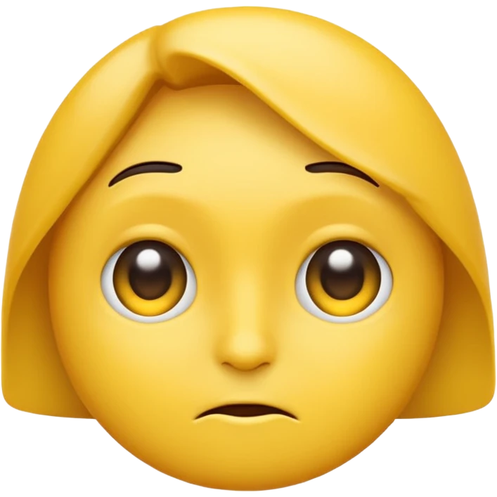 Emoji face doing side eye emoji