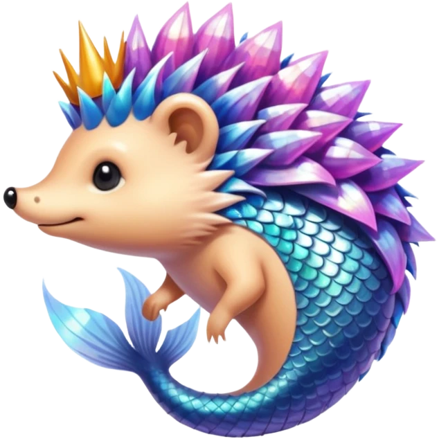 The mermaid hedgehog emoji