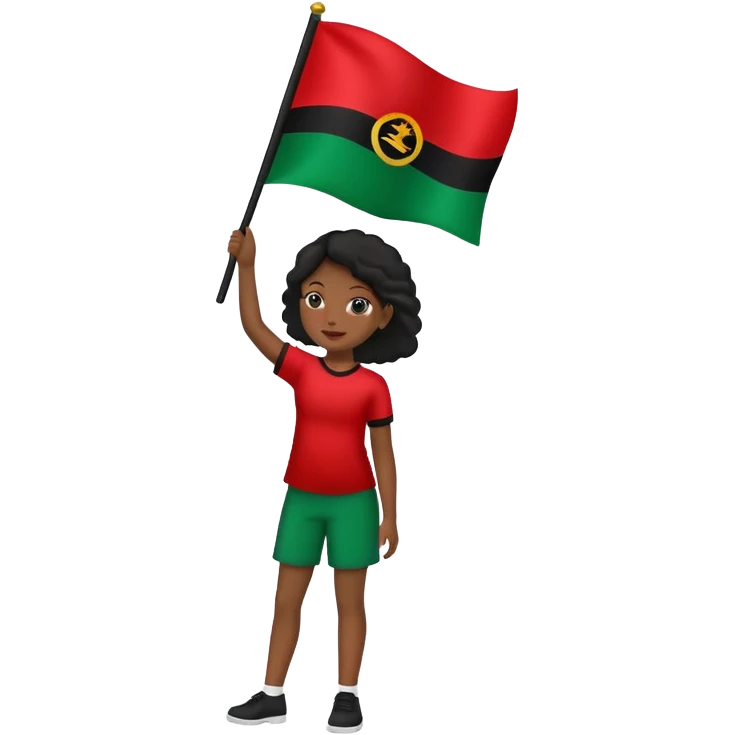 African American flag  emoji