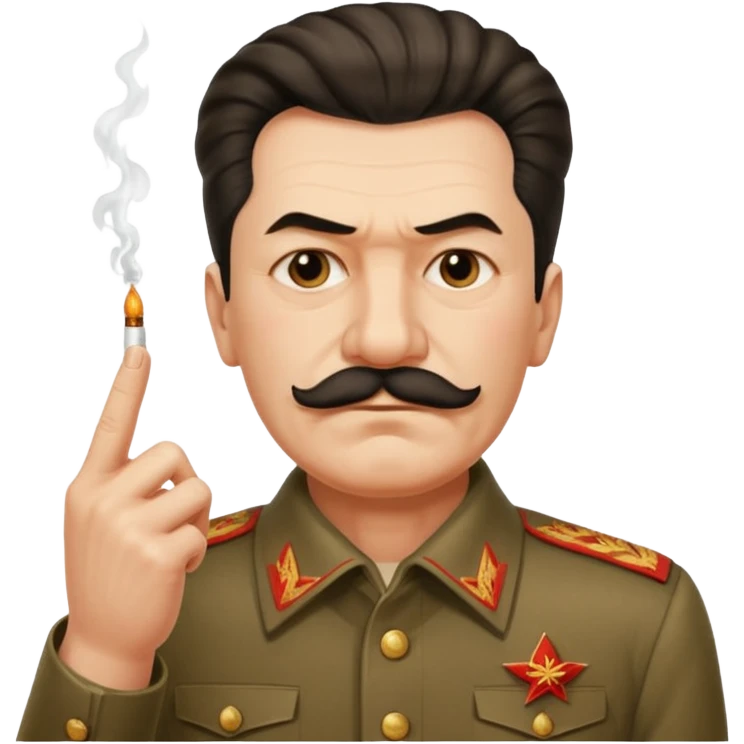 스탈린이 가운데 손가락를 날림 emoji