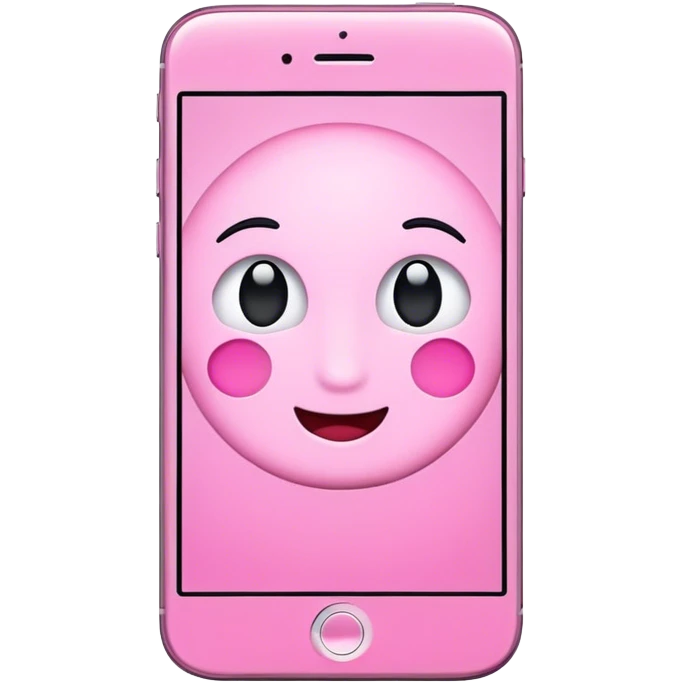 Pink iPhone  emoji