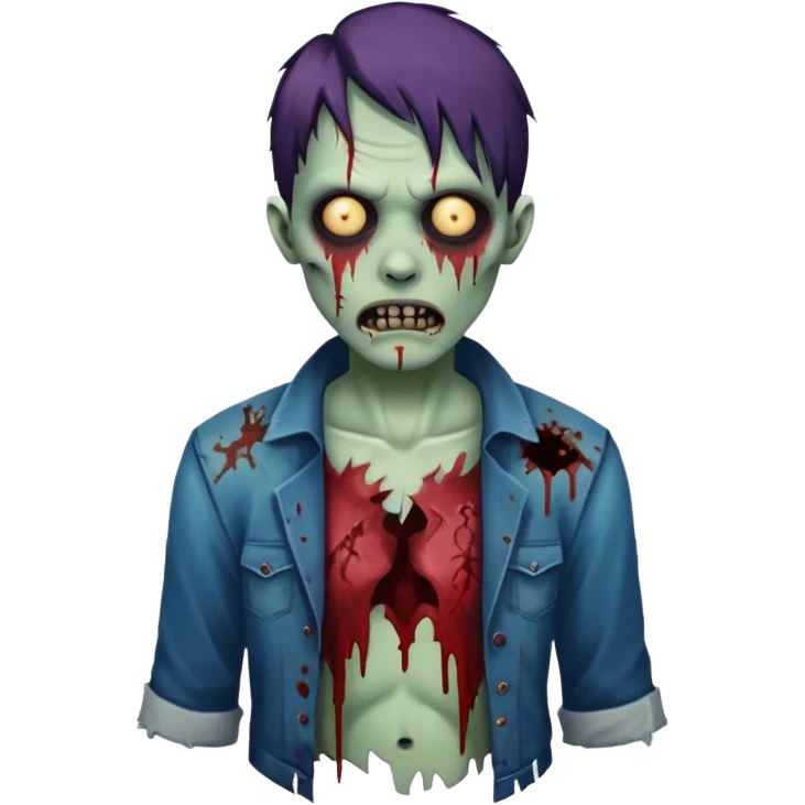 zombie with tattoo emoji