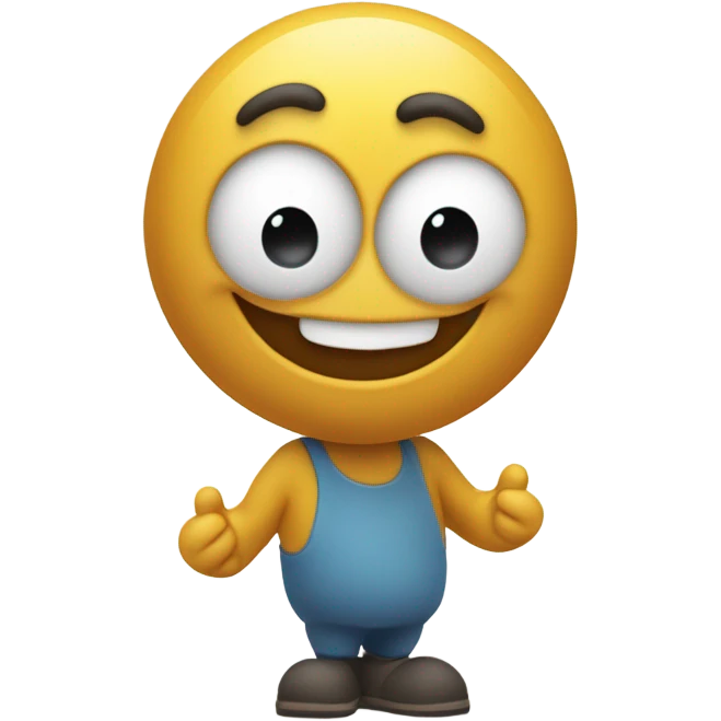 a smiley smiski emoji