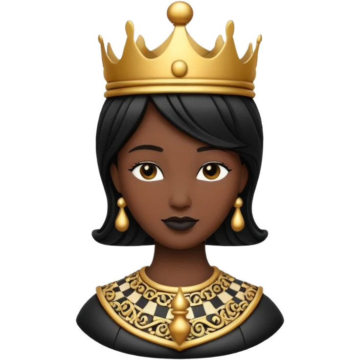 Chess queen emoji