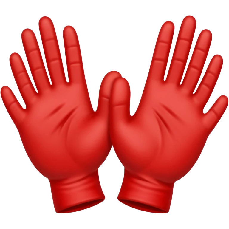 Dos manos entrelazadas con una hilo rojo emoji