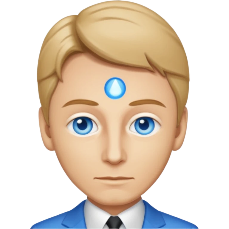 Bobby Caldwell with blue eyes emoji