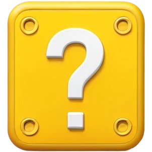 Super Mario  block emoji