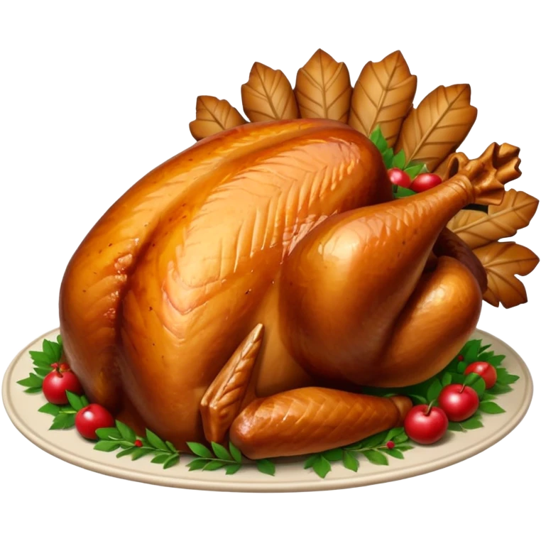 Thanksgiving turkey.  emoji