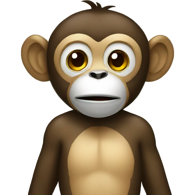  monkey with fever emoji