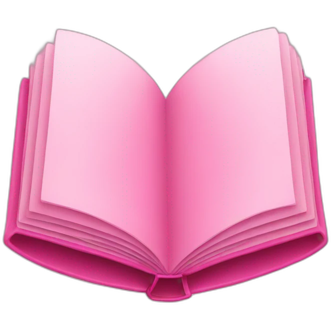 pink book emoji