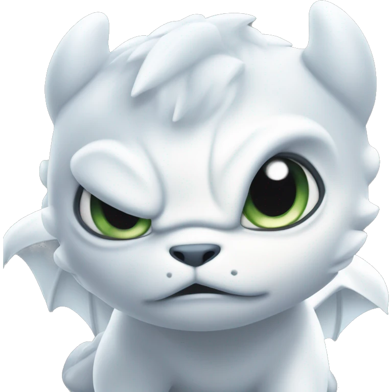 Light fury ready to fight emoji