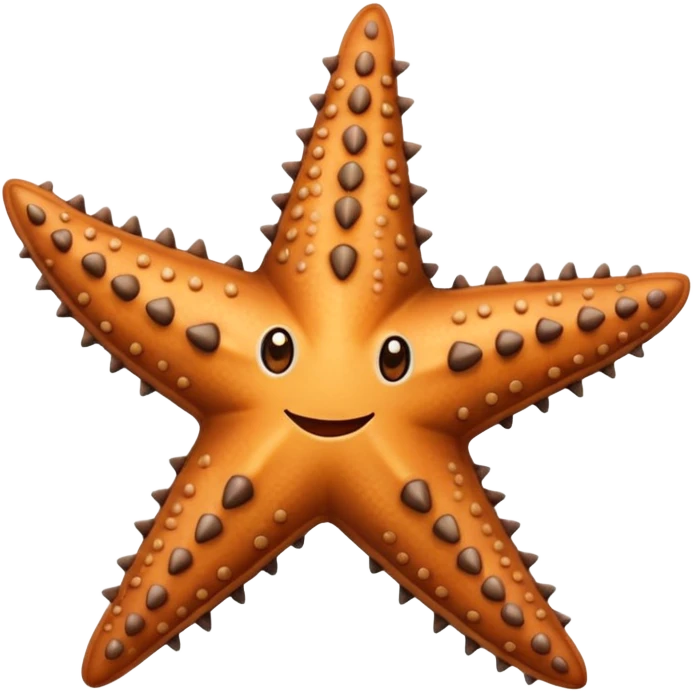 Starfish in leather wear emoji