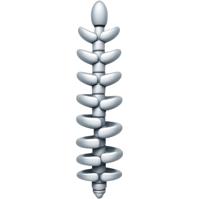 beautiful spine emoji as if apple would have designed it emoji