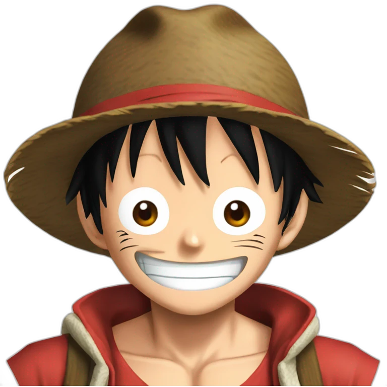 monkey d Luffy from one peice emoji