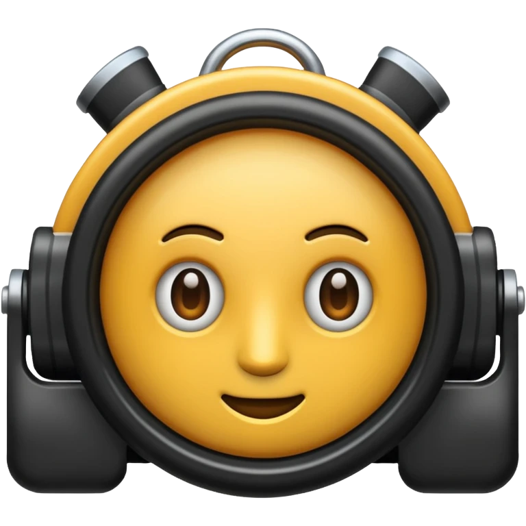 Cámara de seguridad emoji