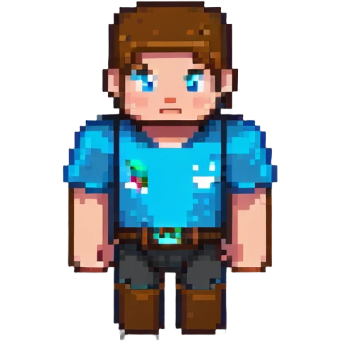 Minecraft Steve emoji