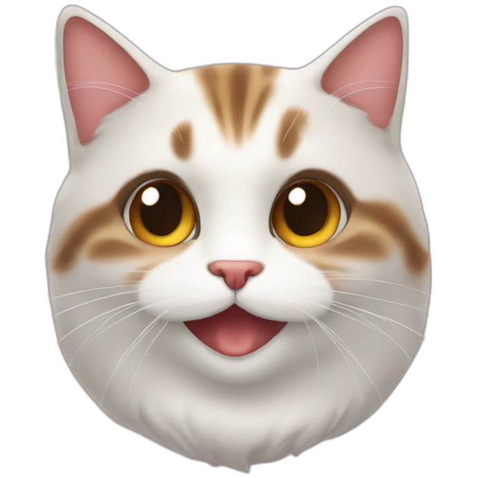Chat qui fait bisou emoji