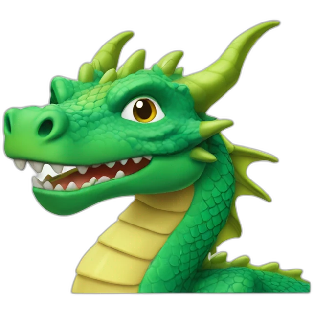 Dragon qui pète emoji